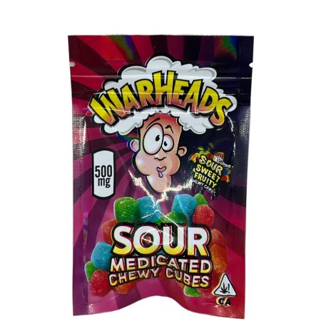 SOUR KUSHY CHEWIES 500MG