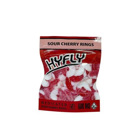 HYFLY SOUR CHERRY RINGS 600MG