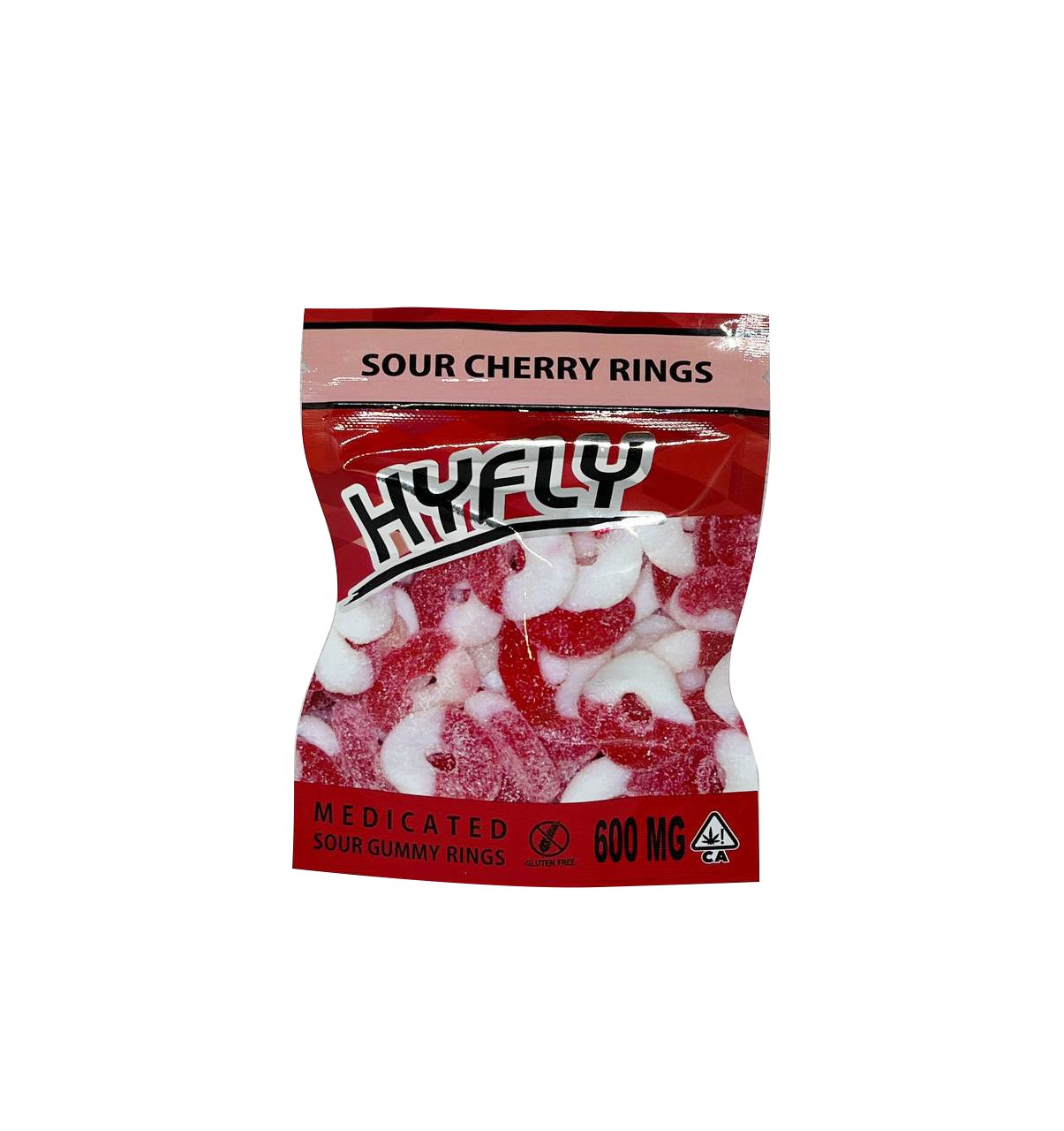 HYFLY SOUR CHERRY RINGS 600MG