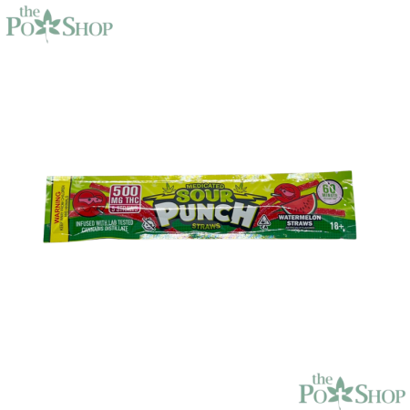 SOUR PUNCH STRAWS (WATERMELON) 500MG