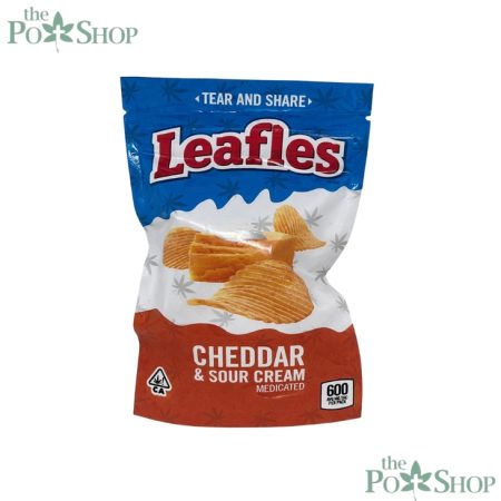 LEAFLES CHEDDAR AND SOUR CREAM 600 MG